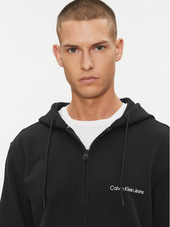 Calvin Klein Jeans Calvin Klein Jeans Μπλούζα Institutional J30J325148 Μαύρο Regular Fit