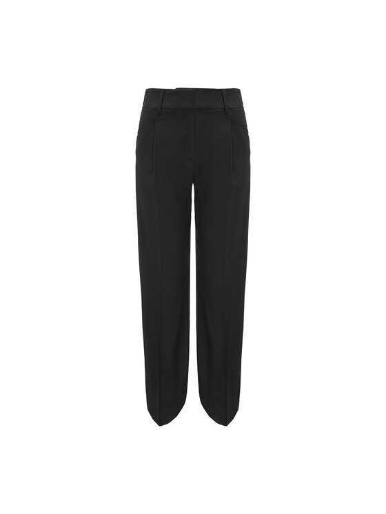 La Mania La Mania Spodnie garniturowe PLEASE Czarny Classic Fit