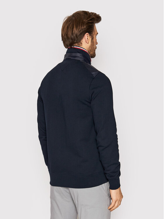 Tommy Hilfiger Tommy Hilfiger Μπουφάν μεταβατικό Mix Media MW0MW24250 Σκούρο μπλε Regular Fit