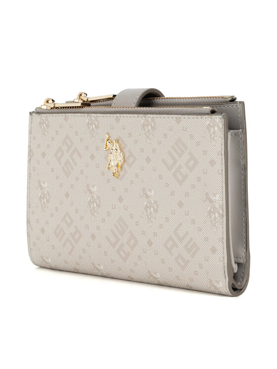 U.S. Polo Assn. U.S. Polo Assn. Голям дамски портфейл BIUXT6224WVP Бежов