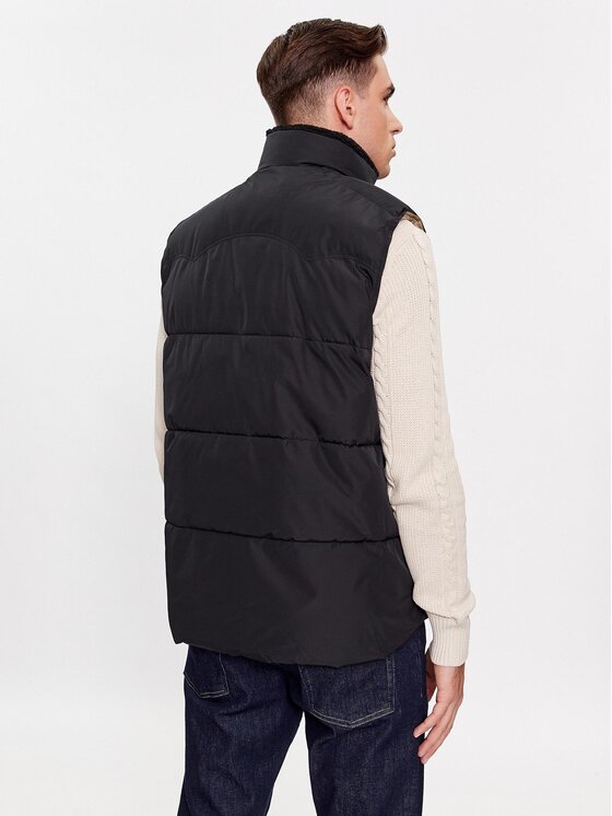 Jack&Jones Jack&Jones Prsluk 12246676 Crna Regular Fit