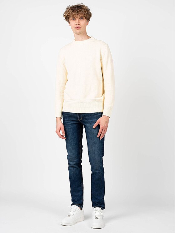 Pepe Jeans Pepe Jeans Maglione PM702267 | Memphis Écru Regular Fit