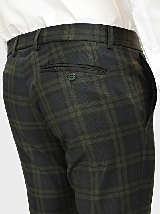 Evenemen Evenemen Spodnie garniturowe ROBIN Granatowy Slim Fit