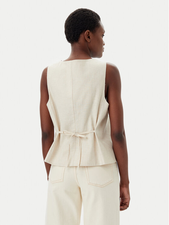 Gap Gap Prsluk 714973-02 Bež Slim Fit