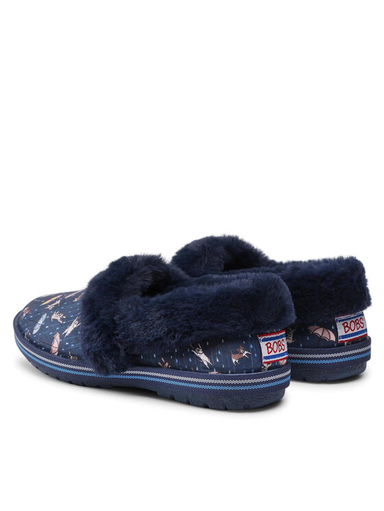 Skechers Skechers Kapcie BOBS Movie Night 113486/NVMT Granatowy