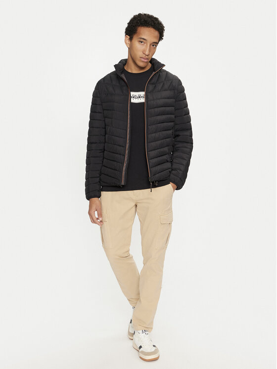 Napapijri Napapijri Преходно яке A-Lapaz NP0A4I25 Черен Regular Fit