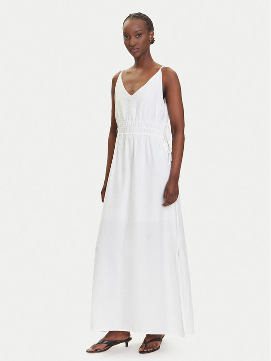 YAS YAS Rochie de vară Dazly 26037101 Alb Regular Fit