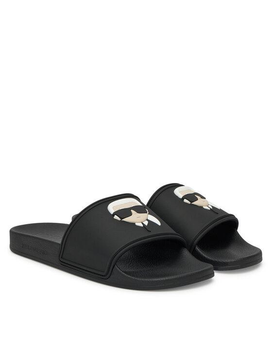 KARL LAGERFELD KARL LAGERFELD Klapki Kondo KL70005A Czarny