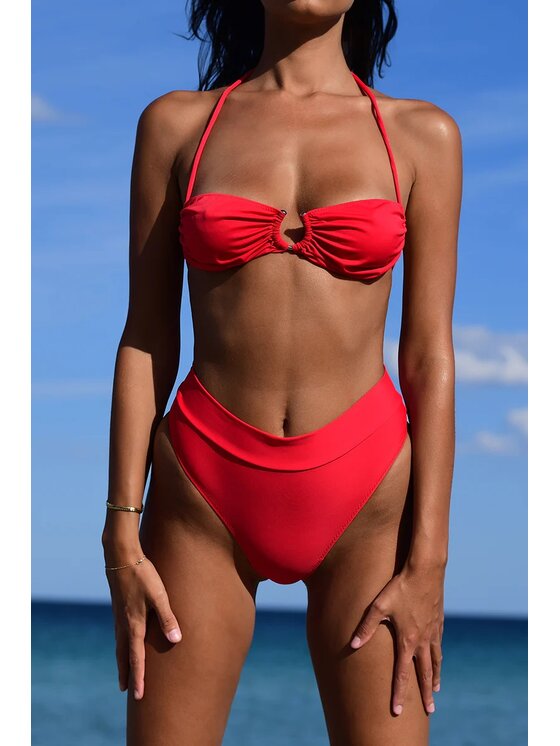 Love and Hate Love and Hate Bikini Kawai Red Rosso