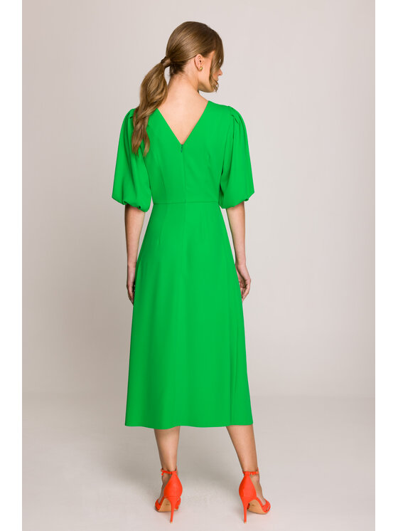Stylove Stylove Sukienka wieczorowa S399 Zielony Premium Fit