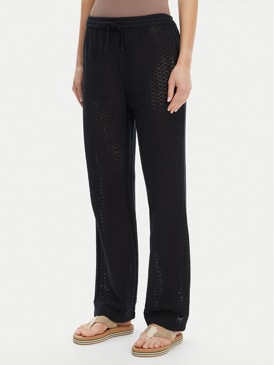 Roxy Roxy Pantaloni di tessuto ERJX603437 Nero