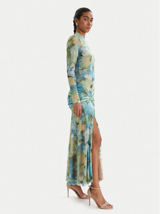 Bardot Bardot Poletna obleka Lea 60243DB1 Zelena Slim Fit