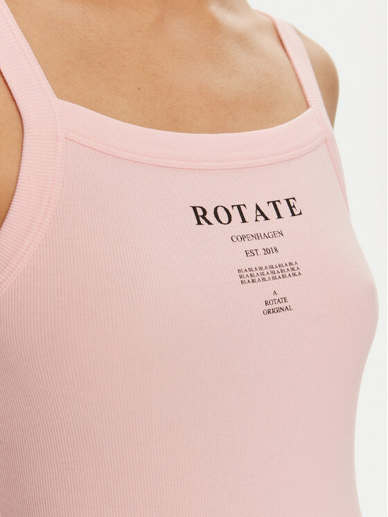 ROTATE ROTATE Poletna obleka Vigdis 1124431011 Roza Slim Fit
