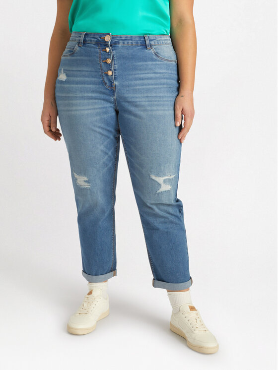 Fiorella Rubino Fiorella Rubino Jeans P553T004708N024 Turchese Regular Fit