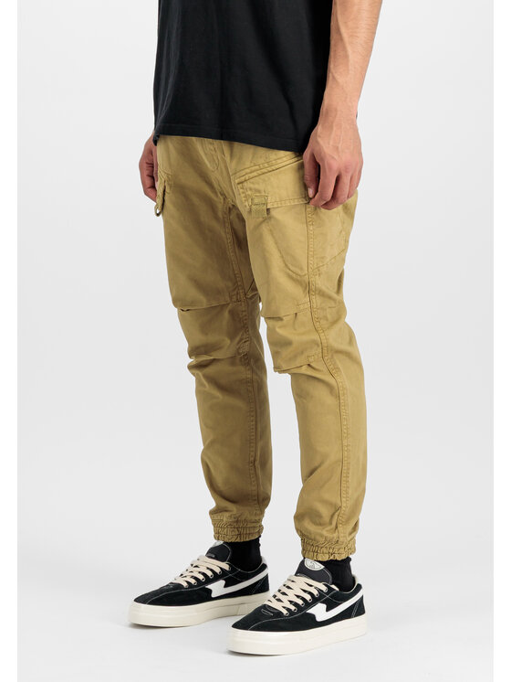 Alpha Industries Alpha Industries Spodnie cargo Force One Pant Beżowy Lyon Tapered Fit