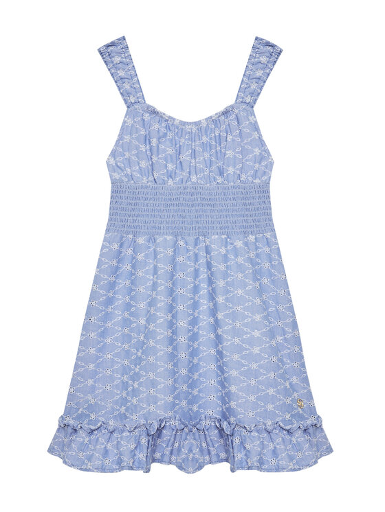 Guess Guess Rochie de zi J5GK17 WH7K0 Albastru Regular Fit
