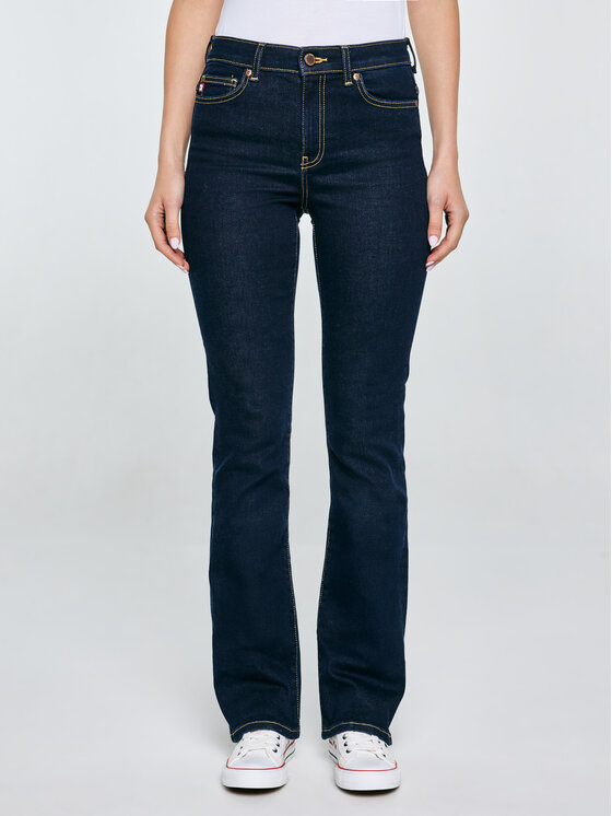 BIG STAR BIG STAR Jeansy ADELA BOOTCUT Granatowy Bootcut Fit
