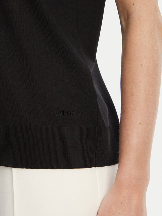 Calvin Klein Calvin Klein T-Shirt LV044B206G Černá Regular Fit