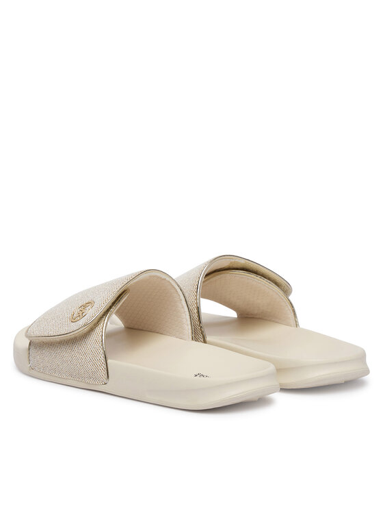 MICHAEL Michael Kors MICHAEL Michael Kors Pantoletten Jett Darby MK04190732 Goldfarben