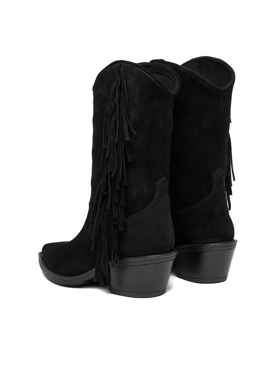 Badura Badura Cizme și botine cowboy EO-CHANA-5036 Negru