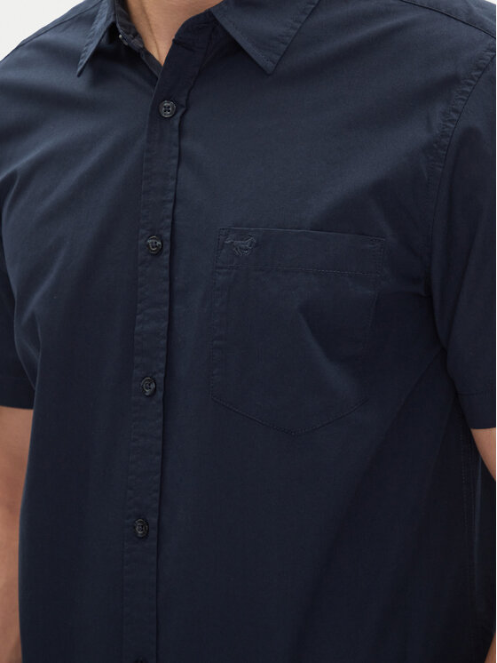 Mustang Mustang Camicia Gilroy 1016251 Blu scuro Slim Fit