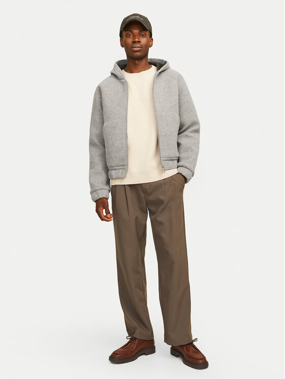 Jack&Jones Jack&Jones Majica dugih rukava Terrain 12267133 Siva Regular Fit