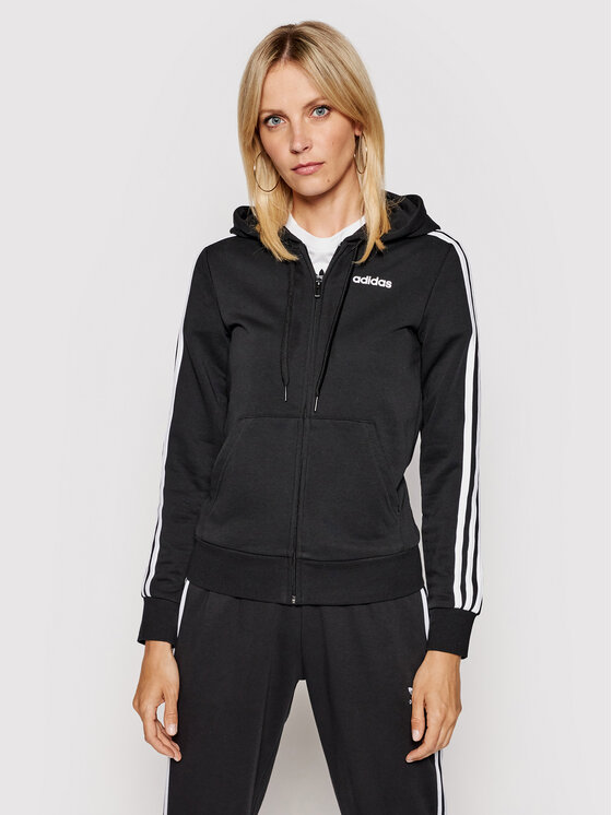 adidas Džemperis Essentials 3-Stripes DP2419 Juoda Regular Fit • Modivo.lt