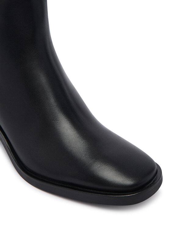 Calvin Klein Calvin Klein Μποτάκια Block Heel Ank Boot Lth Hdw HW0HW03171 Μαύρο