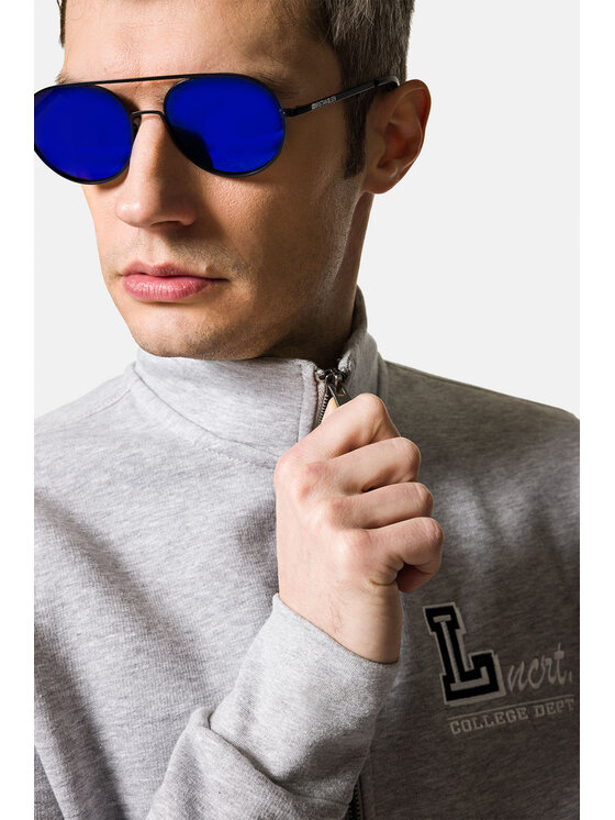 Lancerto Lancerto Bluza Virgil BL073222000006 Szary Regular Fit