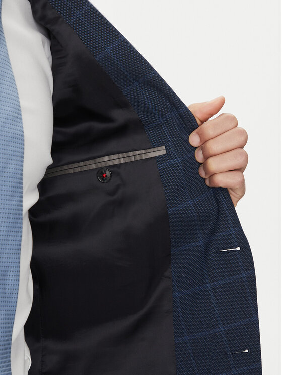 HUGO HUGO Garnitur Arti/Hesten232X 50535473 Granatowy Extra Slim Fit