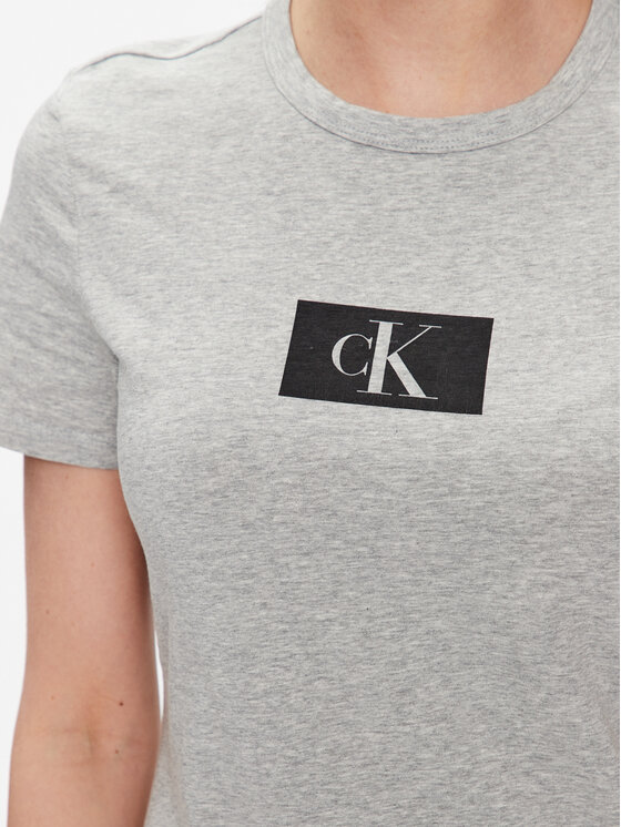 Calvin Klein Underwear Calvin Klein Underwear Νυχτικό 000QS6944E Γκρι Slim Fit