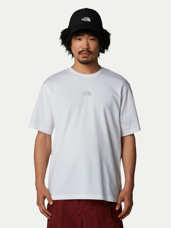 The North Face The North Face Tricou Unisex SS Never Stop NF0A8C3A Alb Relaxed Fit