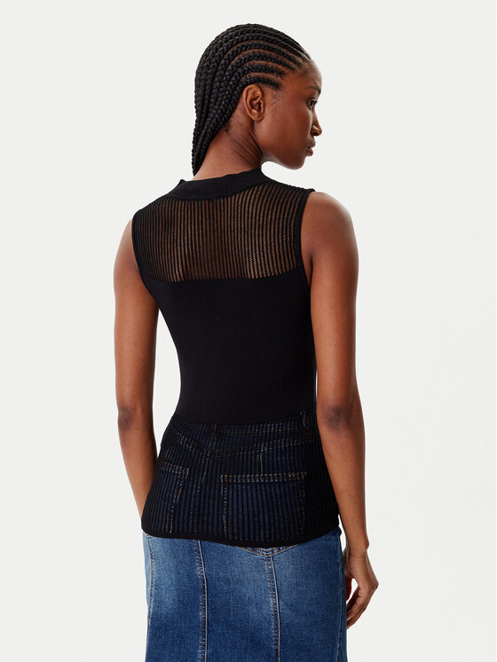 Morgan Morgan Bluse 252-MJULIE Schwarz Slim Fit