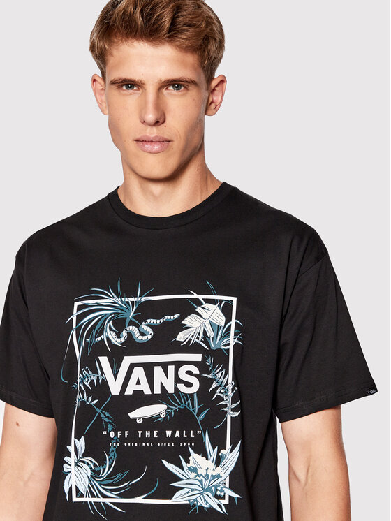 Vans T-Shirt Classic Print Box VN0A5E7Y Schwarz Classic Fit