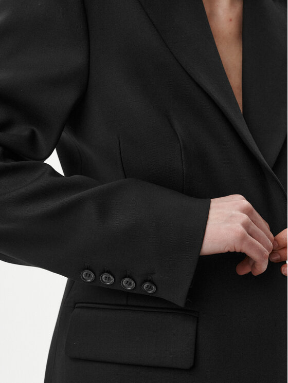 MARI PRETI MARI PRETI Marynarka Serene Czarny Slim Fit