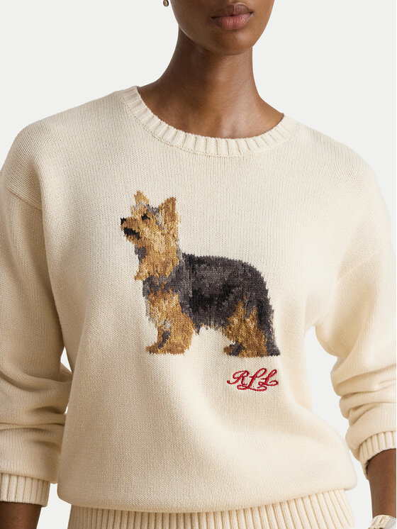 LAUREN RALPH LAUREN LAUREN RALPH LAUREN Светр 200B27841001 Світло-бежевий Relaxed Fit