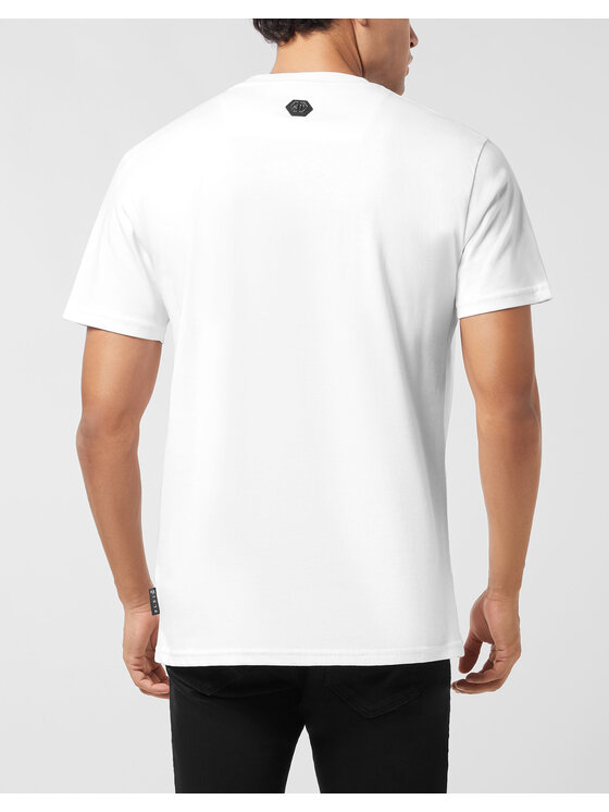 PHILIPP PLEIN PHILIPP PLEIN T-Shirt 26183 Biały Regular Fit