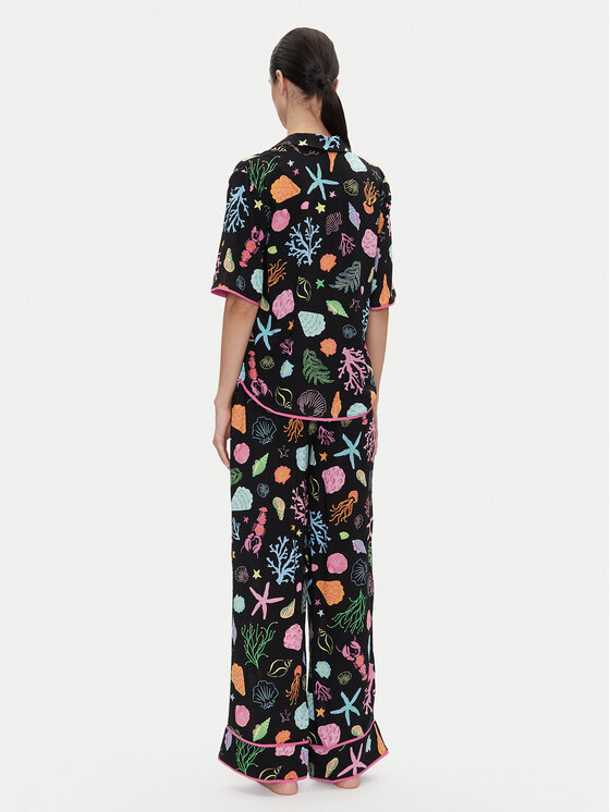 Kate Spade Kate Spade Pijama KSI92748 Negru Regular Fit