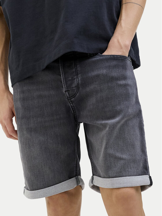 Jack & Jones Jack & Jones Szorty jeansowe Rick 12269501 Szary Regular Fit