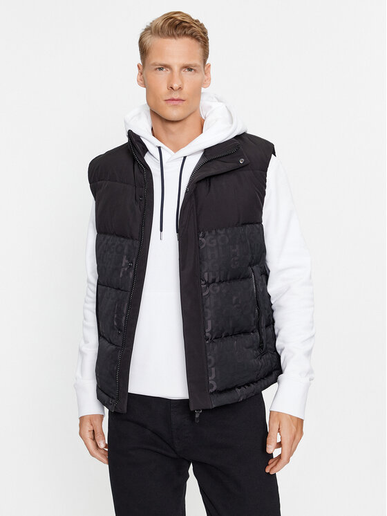 HUGO Hugo Veste Baltino 50496234 Melns Regular Fit