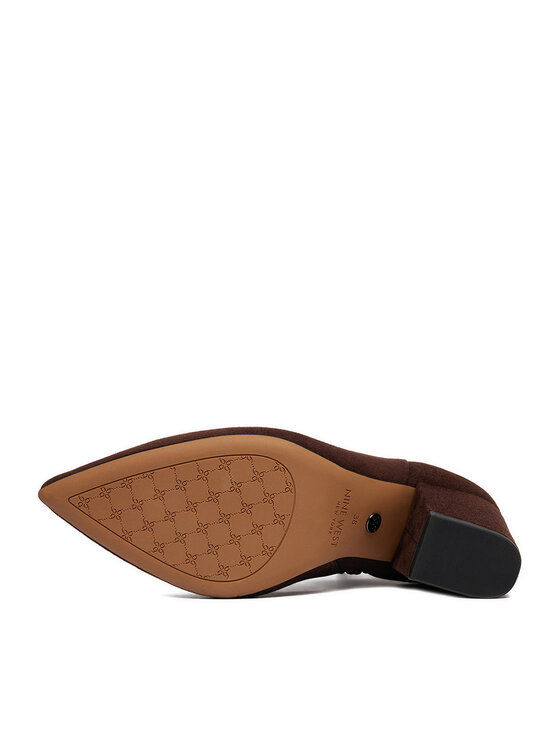 Nine West Nine West Botki CEO-ZAKIA-01 Brązowy ciemny