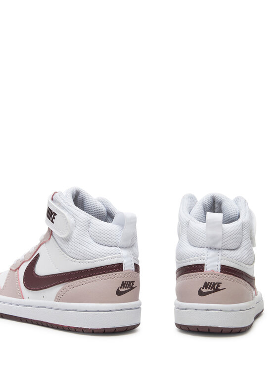 Nike Nike Tenisice Court Borough Mid 2 (PSV) CD7783 118 Bijela