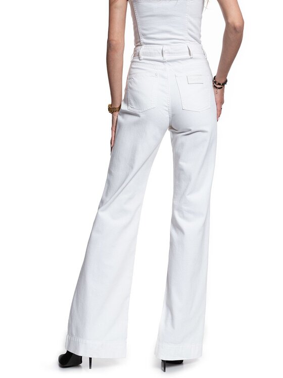 Wrangler Wrangler Jumpsuit OVERALL FLARE Bianco Regular Fit