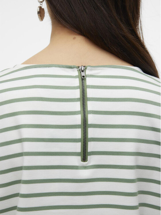 Vero Moda Vero Moda T-Shirt Abby 10304716 Zielony Regular Fit