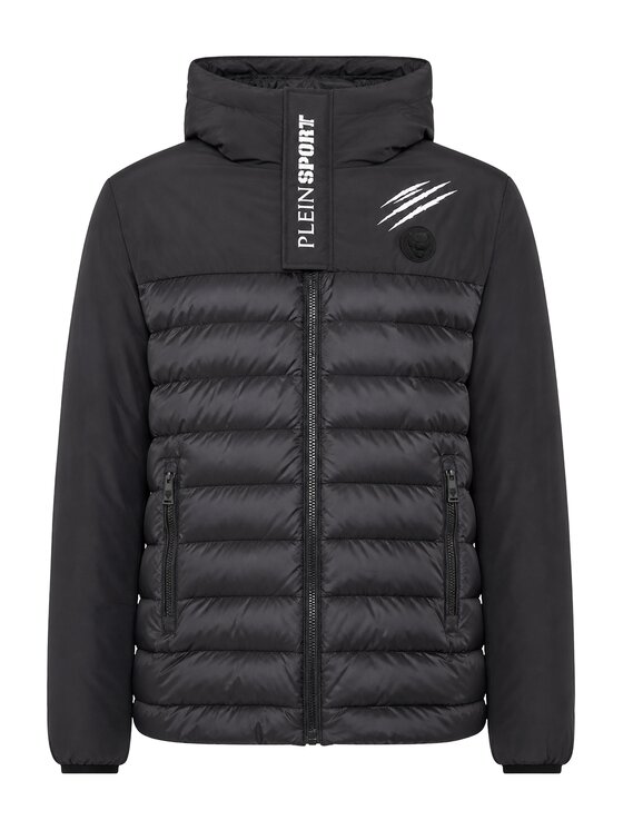 Plein Sport Plein Sport Kurtka puchowa 24017 Czarny Regular Fit