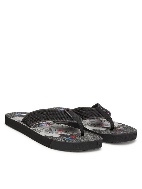 Tommy Jeans Tommy Jeans Japanke Tjm Elevated Beach Sandal EM0EM01561 Crna