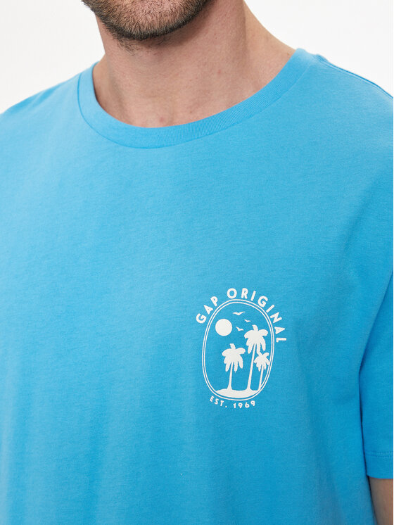 Gap Gap T-Shirt 624814-00 Μπλε Regular Fit