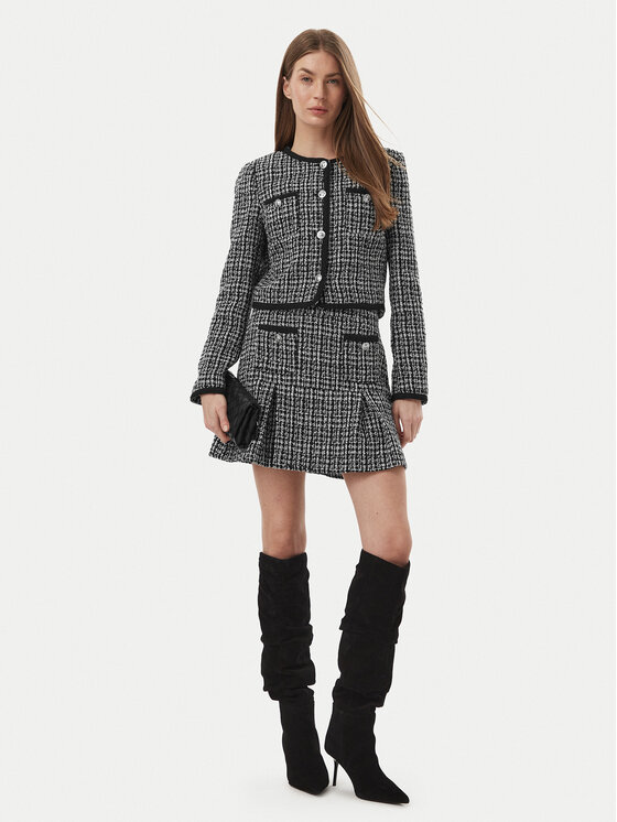 Guess Guess Spódnica mini W6BD33W4319 Czarny Regular Fit