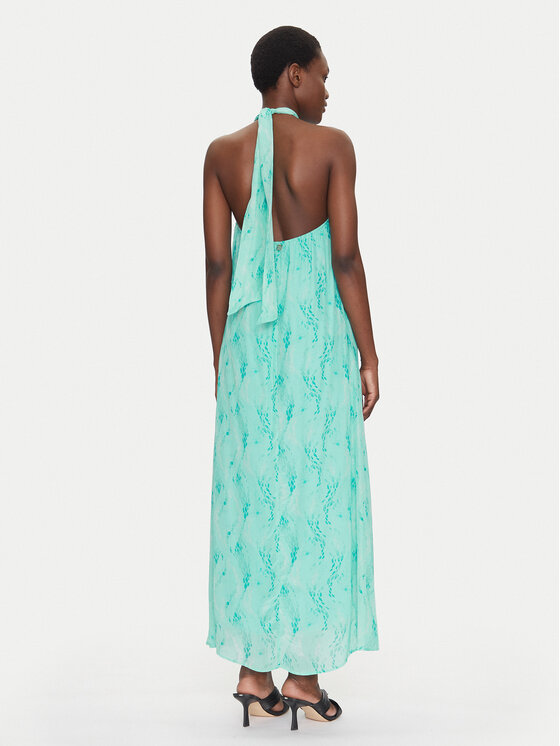 Fracomina Fracomina Sommerkleid FS25SD3006W422J3 Himmelblau Regular Fit