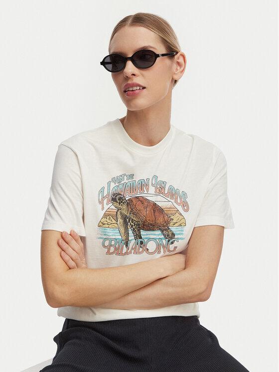 Billabong Billabong Тишърт On Vacay EBJZT00468 Бял Regular Fit